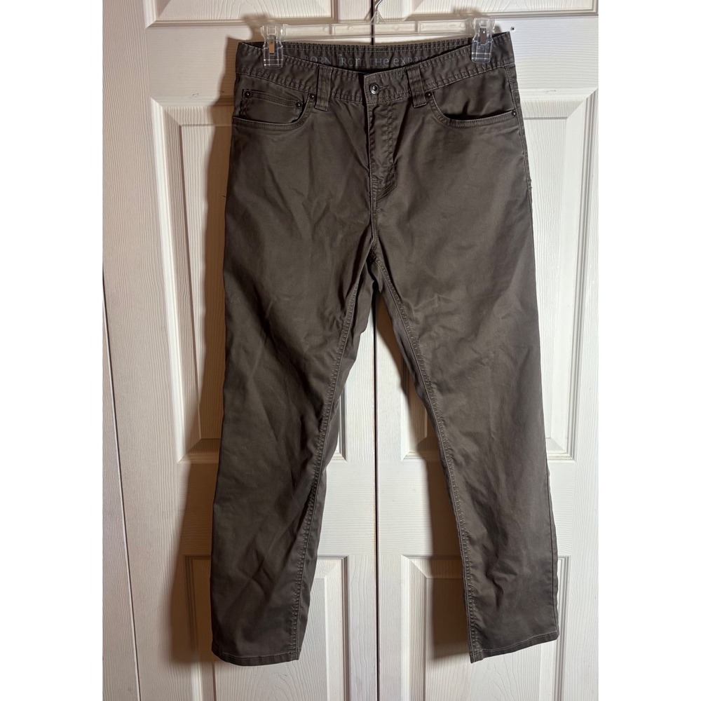 Prana Brion Slim Fit Pants Mens 32x30  Organic Cotton Blend Stretch